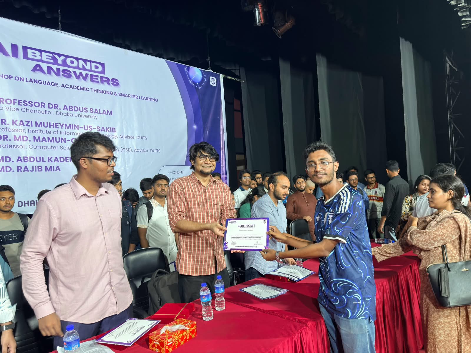 AI Beyond Answers workshop at University of Dhaka — photo placeholder