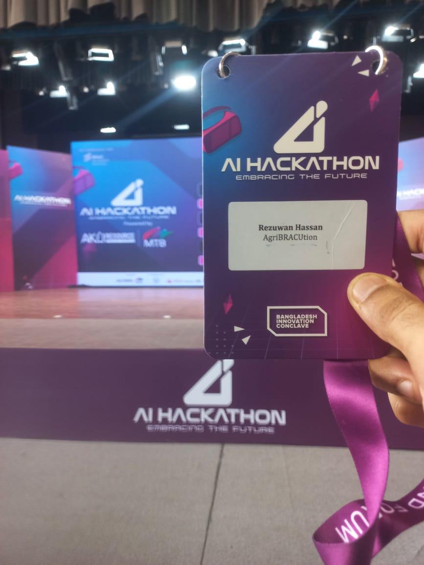AI Hackathon team photo